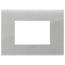 PLACCA FIT 3M ARGENTO - VIMAR 19953.03 - VIMAR 19953.03 product photo