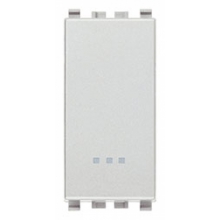 PULSANTE 1P NO 10 A 250 V~ ILLUMINABILE TASTO SOSTITUIBILE NEXT - VIMAR 20008.N product photo