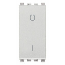 INTERRUTTORE 2P 16 AX 250 V~ ILLUMINABILE TASTO SOSTITUIBILE NEXT - VIMAR 20015.N product photo