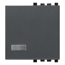 TASTO 2M CON DIFFUSORE GRIGIO - VIMAR 20027 - VIMAR 20027 product photo