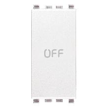 EIKON-PULSANTE 1P NO+NC 10A SIMBOLO OFF BIANCO - VIMAR 20056.33.B product photo