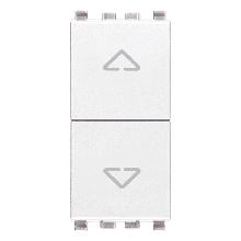 DUE PULSANTI INTERBLOCCATO NO+NO 10A BIANCO - VIMAR 20062.B product photo