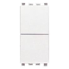 DUE PULSANTI INDIPENDENTI NO+NO 10A BIANCO - VIMAR 20066.B product photo