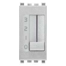 EIKON-COMMUTRATORE SLITTA 1P 6(2)A NEXT - VIMAR 20095.N - VIMAR 20095.N product photo