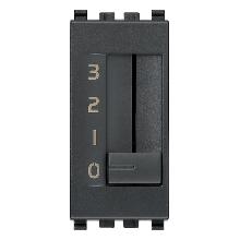 EIKON-COMMUTRATORE SLITTA 1P 6(2)A GRIGIO - VIMAR 20095 product photo