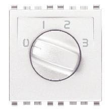 EIKON-COMMUT.ROTATIVO 1P 6(3)A 4 POS.BIANCO - VIMAR 20096.B product photo