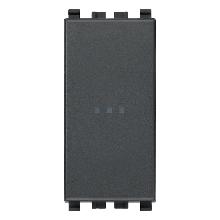 PULSANTE 1P NO 10A ASSIALE GRIGIO - VIMAR 20108 product photo