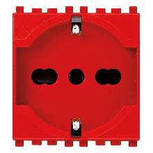 EIKON-PRESA 2P+T 16A UNIVERSALE ROSSO - VIMAR 20210.R - VIMAR 20210.R product photo