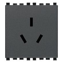 PRESA SICURY 2P+T 16A CINESE GRIGIO - VIMAR 20254 - VIMAR 20254 - VIMAR 20254 product photo