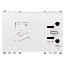 EIKON-PRESA PER RASOIO 230V BIANCO - VIMAR 20290.B - VIMAR 20290.B product photo