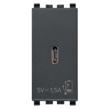 ALIMENTATORE USB C 5V 1,5A 1M GRIGIO - VIMAR 20292.C - VIMAR 20292.C product photo