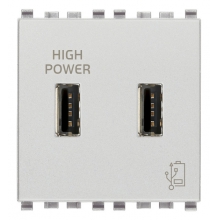 UNITA' ALIMENTAZIONE EIKON USB 5V 2,1A 2M NEXT - VIMAR 20295.N product photo