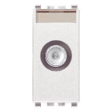 EIKON-PRESA TV-RD-SAT PASS.10DB MASC.BIANCO - VIMAR 20300.10.B - VIMAR 20300.10.B product photo