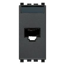EIKON-PRESA RJ45 NETSAFE CAT6 UTP GRIGIO - VIMAR 20339.13 - VIMAR 20339.13 - VIMAR 20339.13 product photo