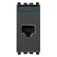 EIKON-PRESA RJ45 NETSAFE CAT5E FTP 110 GRIGIO - VIMAR 20339.5 product photo