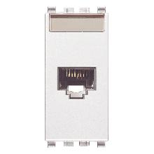 EIKON-PRESA RJ45 NETSAFE CAT6 UTP 110 BIANCO - VIMAR 20339.6.B - VIMAR 20339.6.B product photo