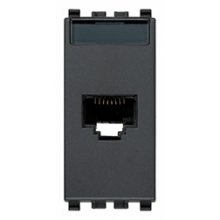 PRESA RJ45 EIKON NETSAFE CAT5E UTP GRIGIO - VIMAR 20339.11 product photo