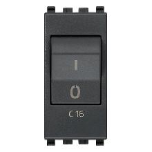 EIKON-INTERR.MT 1P+N C16 3KA GRIGIO - VIMAR 20405.16 - VIMAR 20405.16 product photo