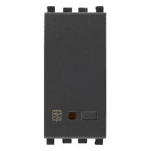 EIKON-INTERFACCIA 2 COMANDI TRAD.1M GRIGIO - VIMAR 20518 - VIMAR 20518 product photo