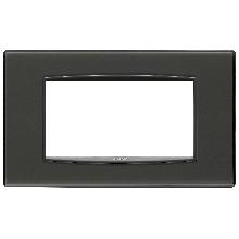 EIKON-PLACCA CLASSIC 4M TECNOP.REFLEX ANTRACITE - VIMAR 20654.42 - VIMAR 20654.42 - VIMAR 20654.42 product photo