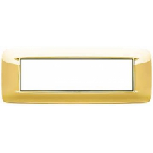 PLACCA ROUND 7 MODULI GIALLO ICE - VIMAR 20687.75 product photo