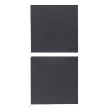 DUE MEZZI TASTI 1M FISSI NEUTRI GRIGIO - VIMAR 20751.0 - VIMAR 20751.0 product photo