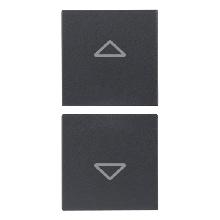 DUE MEZZI TASTI 1M SIMBOLI FRECCE GRIGIO - VIMAR 20751.2 - VIMAR 20751.2 - VIMAR 20751.2 product photo