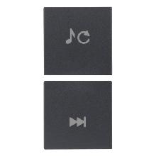 DUE MEZZI TASTI 1M SORG./TRACCIA GRIGIO - VIMAR 20751.5 - VIMAR 20751.5 - VIMAR 20751.5 product photo