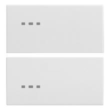 Due mezzi tasti 2M neutro pers. bianco - VIMAR 20752.B product photo