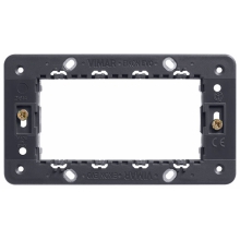SUPPORTO 4 MODULI CON VITI PER SCATOLE 4 MODULI - VIMAR 21614 product photo