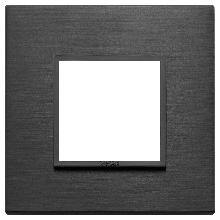PLACCA 2M NERO TOTALE - VIMAR 21642.18 - VIMAR 21642.18 product photo