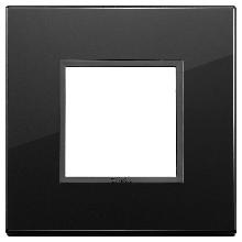 EIKON EVO-PLACCA 2M CRISTALLO NERO TOTALE DIAMANTE - VIMAR 21642.88 - VIMAR 21642.88 - VIMAR 21642.88 product photo