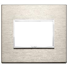 EIKON EVO-PLACCA 3M ALLUM.BRONZO CHIARO - VIMAR 21653.04 - VIMAR 21653.04 - VIMAR 21653.04 product photo