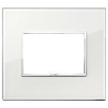 EIKON EVO-PLACCA 3M CRISTALLO BIANCO DIAMANTE - VIMAR 21653.70 - VIMAR 21653.70 product photo