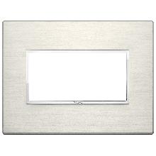 EIKON EVO-PLACCA 4M ALLUMINIO TITANIO - VIMAR 21654.08 - VIMAR 21654.08 - VIMAR 21654.08 product photo