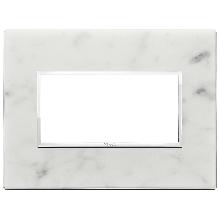PLACCA 4M BIANCO DI CARRARA - VIMAR 21654.51 - VIMAR 21654.51 - VIMAR 21654.51 product photo