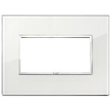 EIKON EVO-PLACCA 4M CRISTALLO BIANCO DIAMANTE - VIMAR 21654.70 - VIMAR 21654.70 product photo