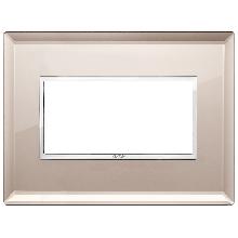 EIKON EVO-PLACCA 4M CRISTALLO SPECCHIO BRONZATO - VIMAR 21654.75 - VIMAR 21654.75 product photo