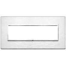 EIKON EVO-PLACCA 7M ALLUMINIO BRILLANTE - VIMAR 21657.01 - VIMAR 21657.01 product photo