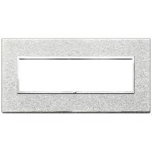 EIKON EVO-PLACCA 7M ALLUMINIO GRIGIO NEXT - VIMAR 21657.02 - VIMAR 21657.02 product photo