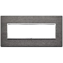 EIKON EVO-PLACCA 7M ALLUMINIO GRIGIO LAVA - VIMAR 21657.03 - VIMAR 21657.03 product photo
