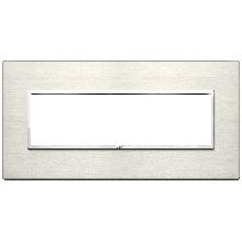 EIKON EVO-PLACCA 7M ALLUMINIO TITANIO - VIMAR 21657.08 - VIMAR 21657.08 product photo