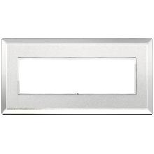 EIKON EVO-PLACCA 7M CRISTALLO ARGENTO GHIACCIO - VIMAR 21657.72 - VIMAR 21657.72 product photo