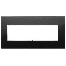 EIKON EVO-PLACCA 7M CRISTALLO NERO DIAMANTE - VIMAR 21657.76 - VIMAR 21657.76 - VIMAR 21657.76 product photo