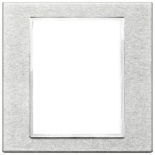 EIKON EVO-PLACCA 8M ALLUMINIO GRIGIO NEXT - VIMAR 21668.02 - VIMAR 21668.02 product photo