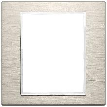 EIKON EVO-PLACCA 8M ALLUMINIO BRONZO CHIARO - VIMAR 21668.04 - VIMAR 21668.04 product photo