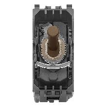 DEVIATORE 1P 10AX VINTAGE BRONZO - VIMAR 22004.12 product photo