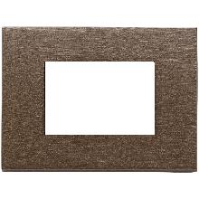 PLACCA 3M BRONZO SCURO SPAZZOLATO - VIMAR 22653.12 - VIMAR 22653.12 product photo