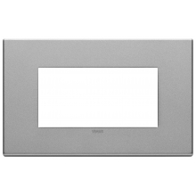 PLACCA 4 MODULI, METALLO BASE, NEXT - VIMAR 22654.02 product photo