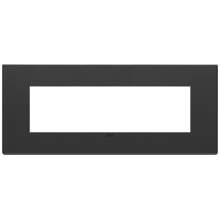 PLACCA 7 MODULI GRIGIO ANTRACITE EIKON - VIMAR 22657.03 product photo